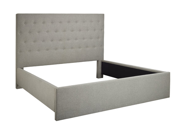 Taylor bed frame with button tuft upholstery