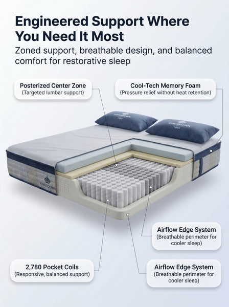 Kingsdown Empress Split King Adjustable Bed Package second image