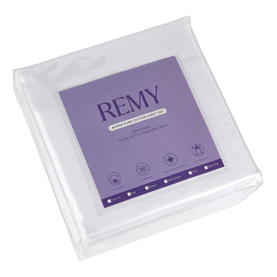 Alpine Pure Cotton Adjustable Bed Sheet Set