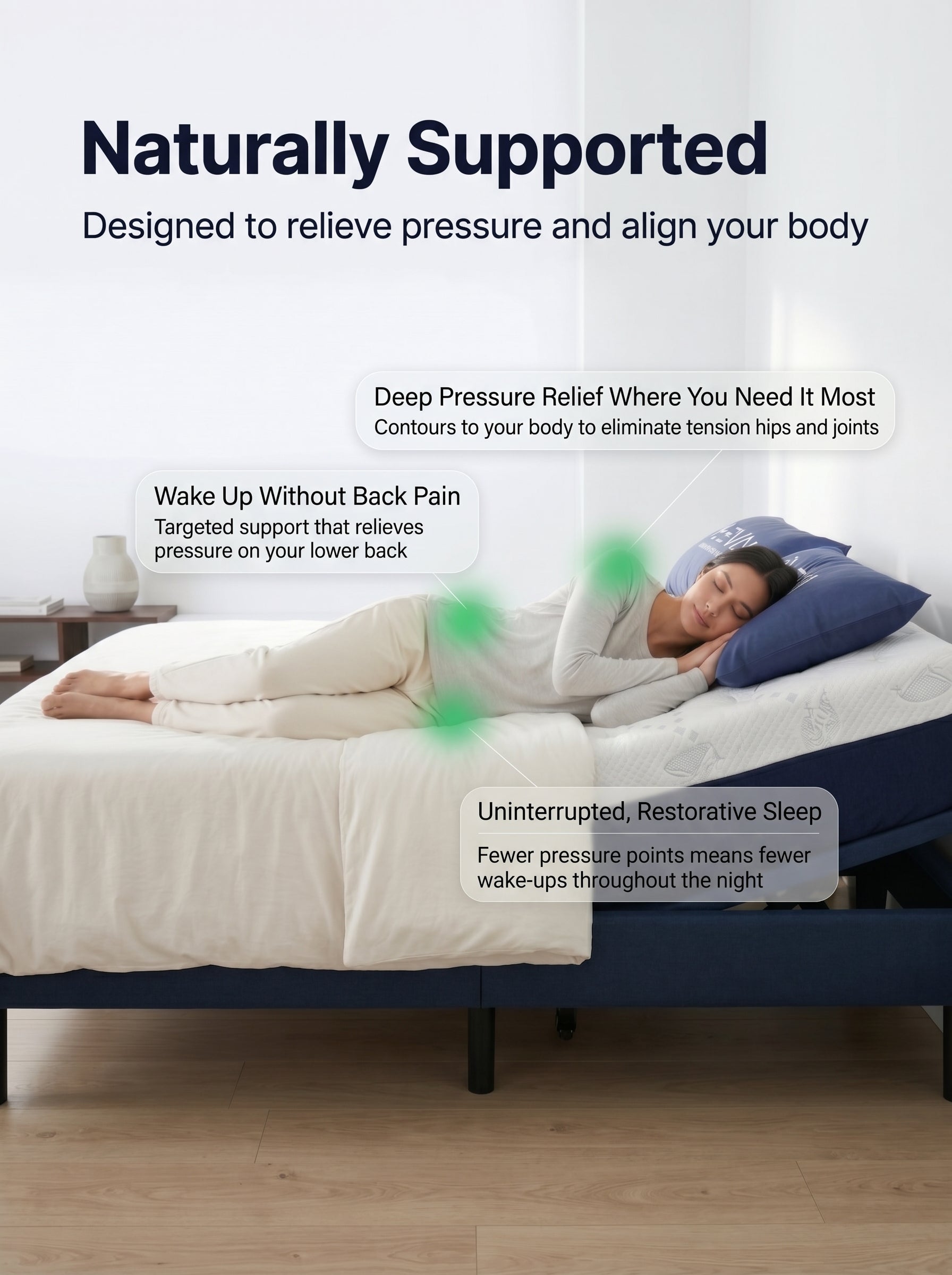 Embrace Split King Adjustable Bed Package