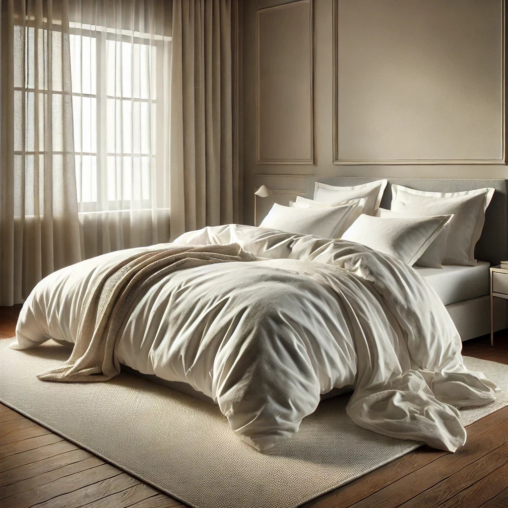 Alpine Pure Cotton Adjustable Bed Sheet Set