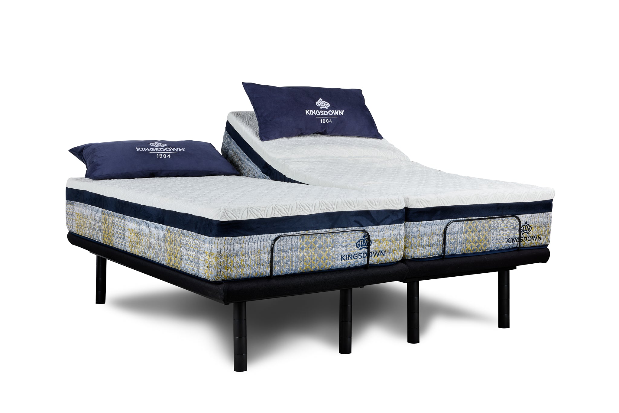 Kingsdown Empress Split Queen Adjustable Bed Package Leva Sleep