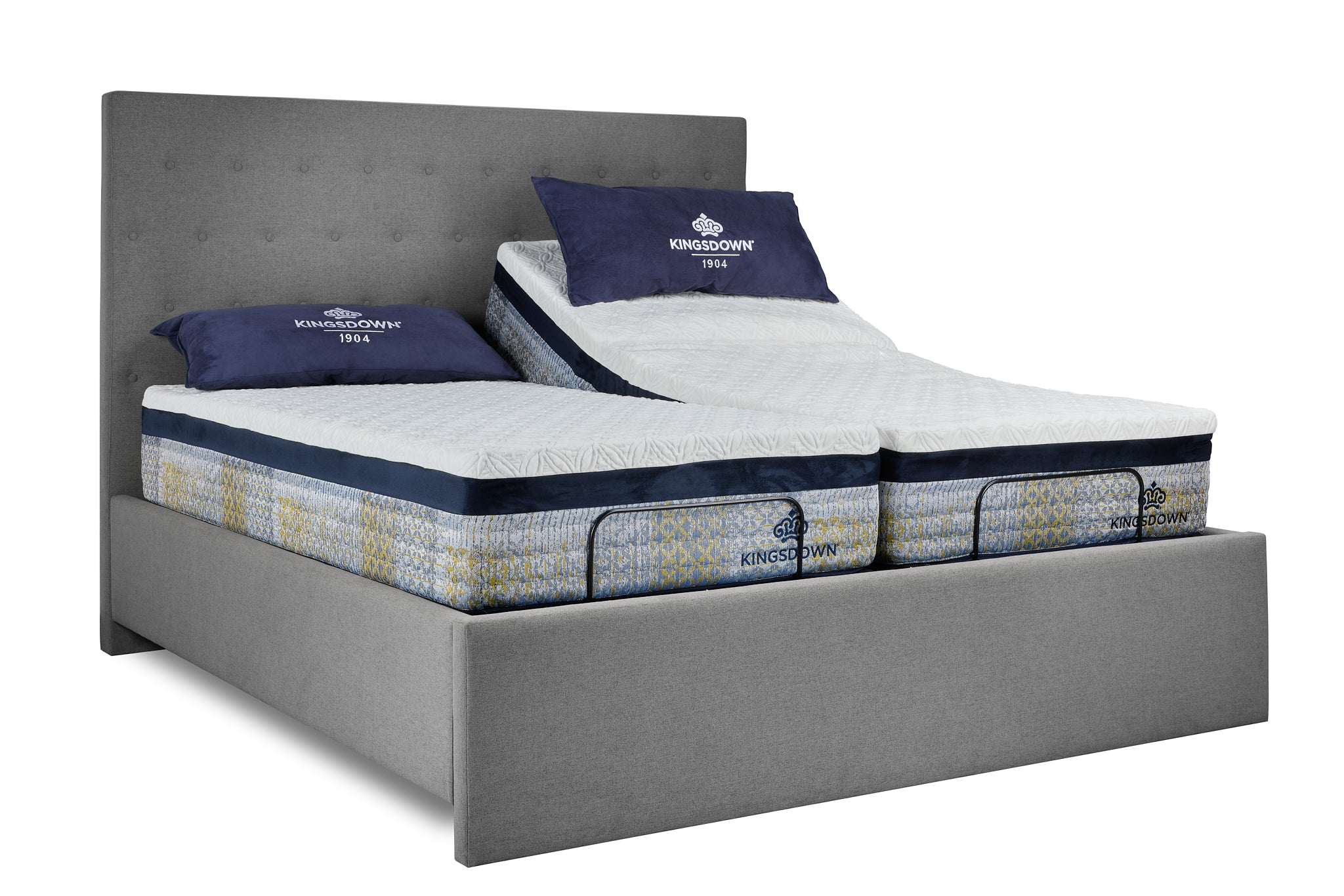 Kingsdown Empress Split King Adjustable Bed Package – Leva Sleep