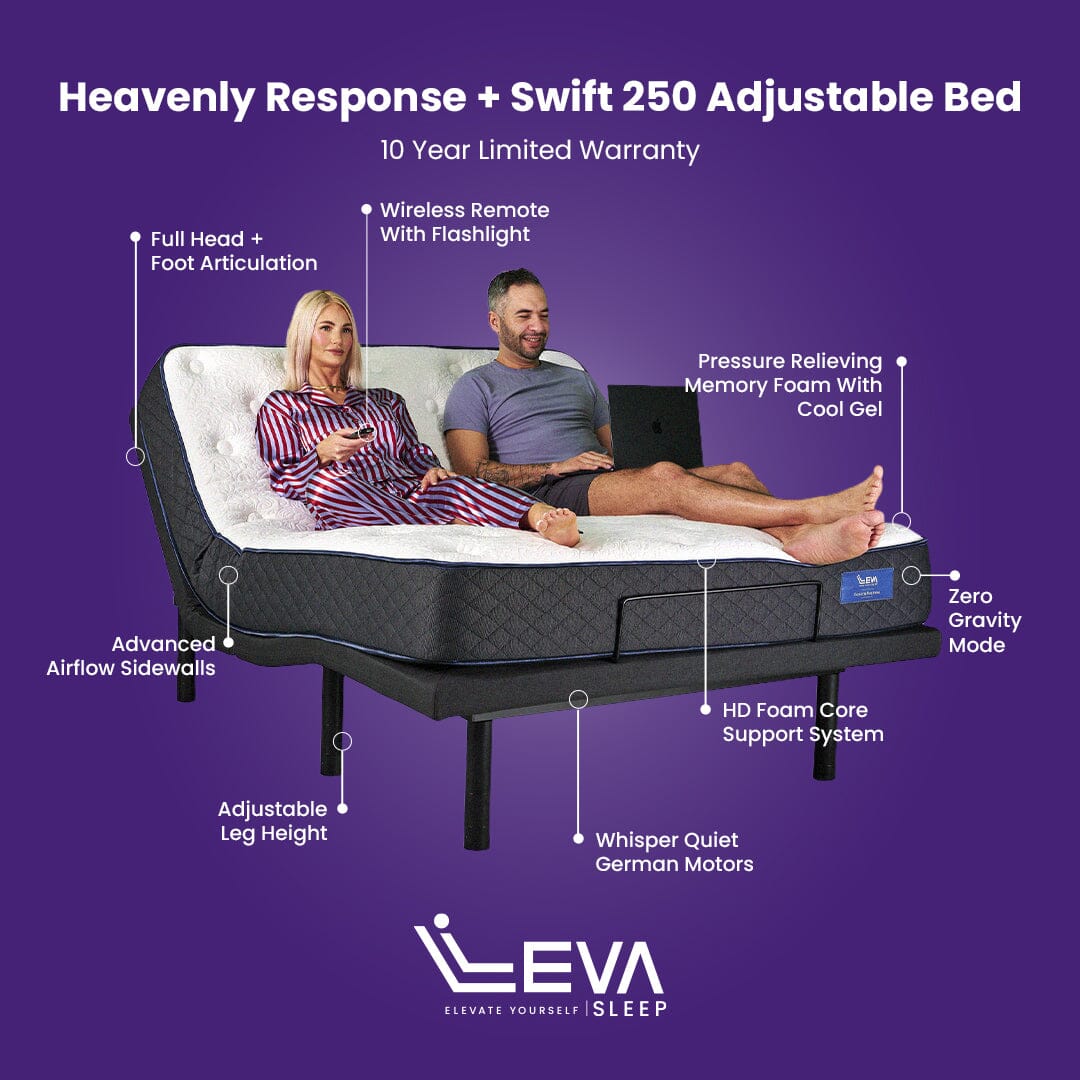 Demo Clearance Heavenly Response Queen Adjustable Bed