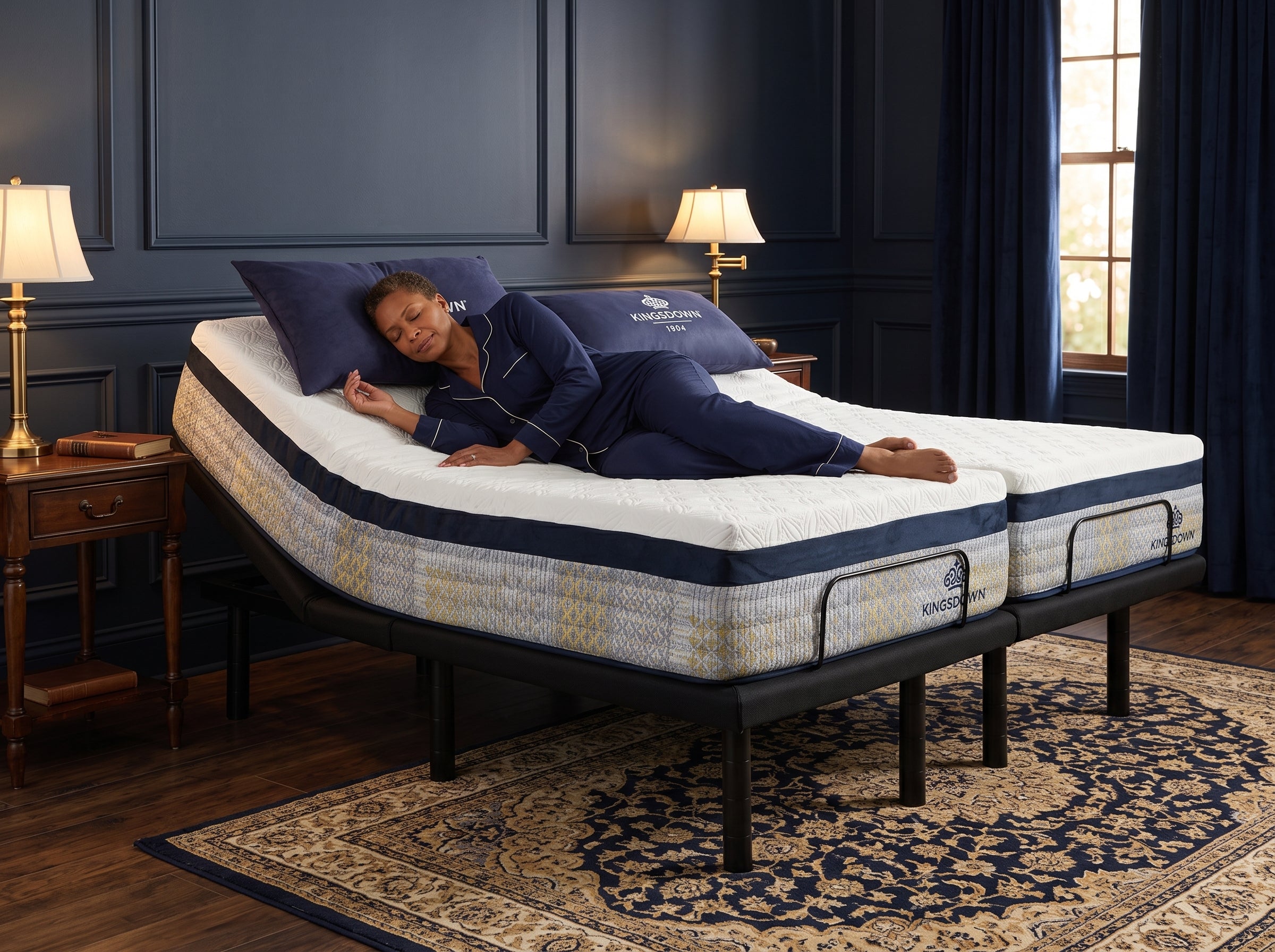 KINGSDOWN スプリングマットレス ダブル Kingsdown Empress Adjustable Bed Package