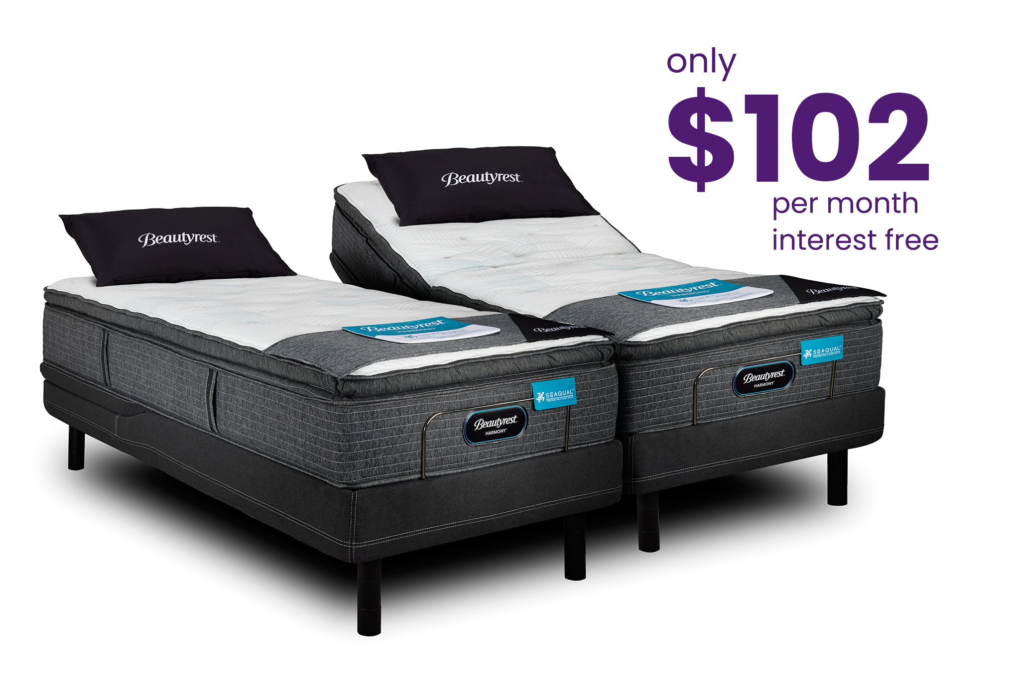 Simmons beautyrest hot sale adjustable bed