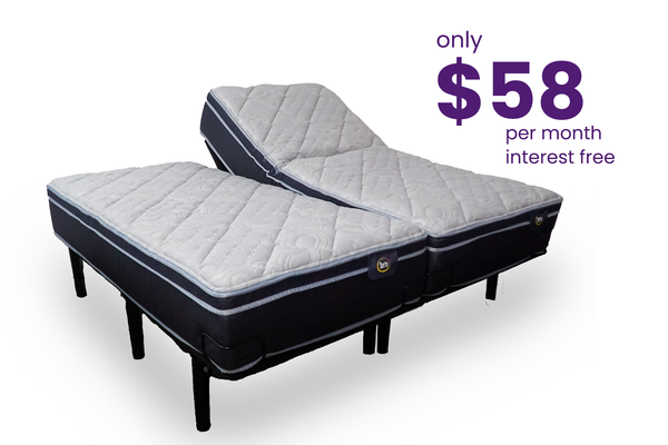 Serta Luxury Split King Adjustable Bed Package