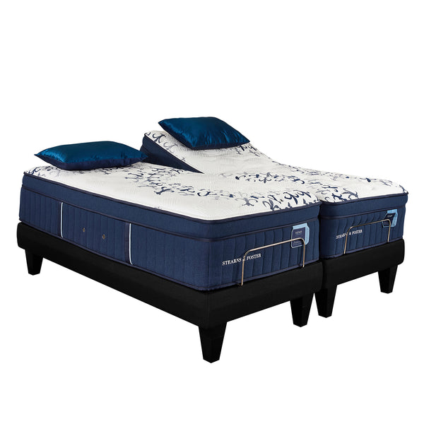 Stearns & Foster Estate Winslet Split King Adjustable Bed Package
